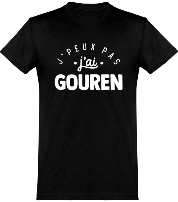 T shirt homme�j’peux pas j’ai gouren