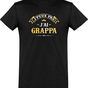 T shirt homme�j’peux pas j’ai grappa T shirt homme�j’peux pas j’ai grappa