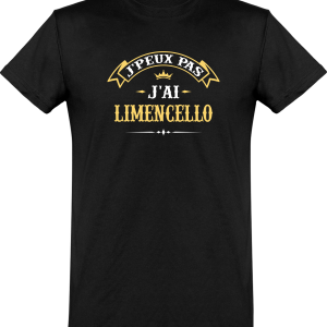 T shirt homme�j’peux pas j’ai limencello