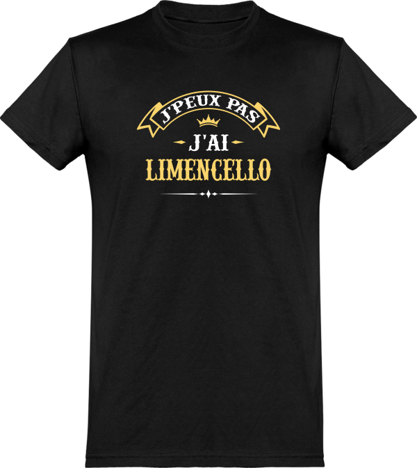 T shirt homme�j’peux pas j’ai limencello