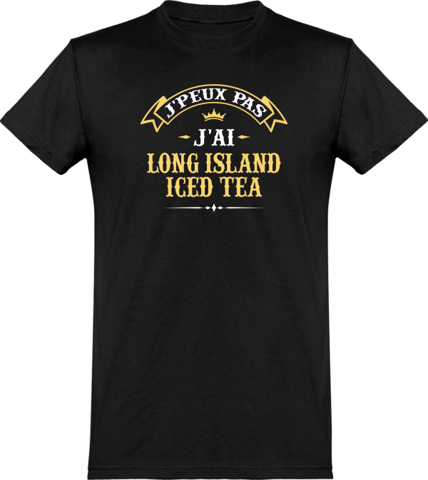 T shirt homme�j’peux pas j’ai long island iced tea