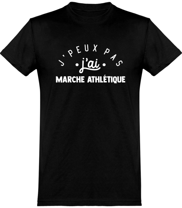 T shirt homme�j’peux pas j’ai marche athletique