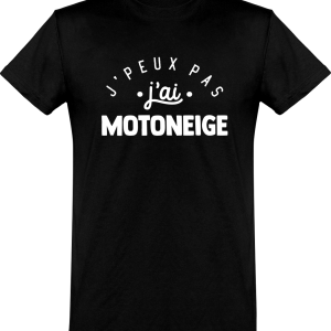 T shirt homme�j’peux pas j’ai motoneige T shirt homme�j’peux pas j’ai motoneige