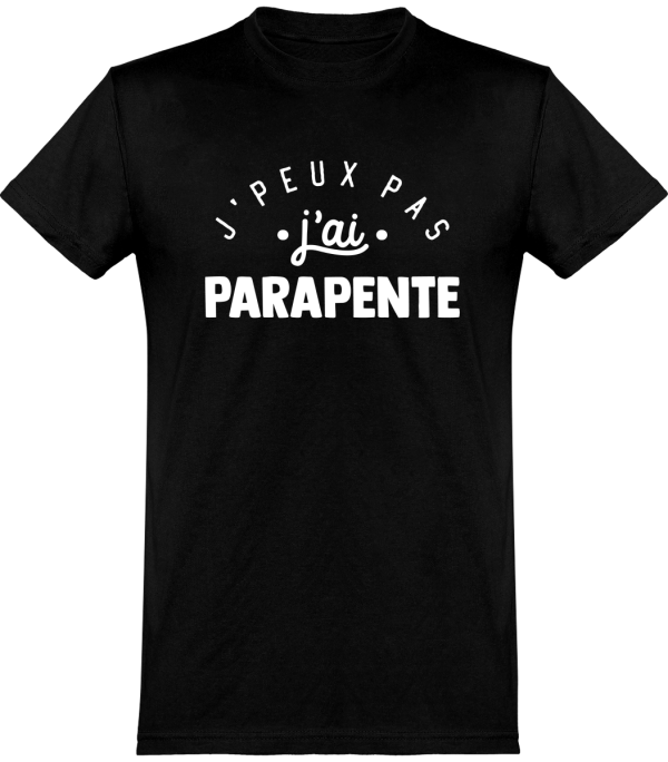 T shirt homme�j’peux pas j’ai parapente