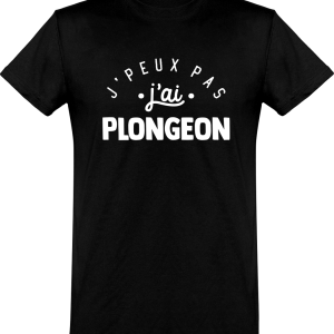 T shirt homme�j’peux pas j’ai plongeon T shirt homme�j’peux pas j’ai plongeon