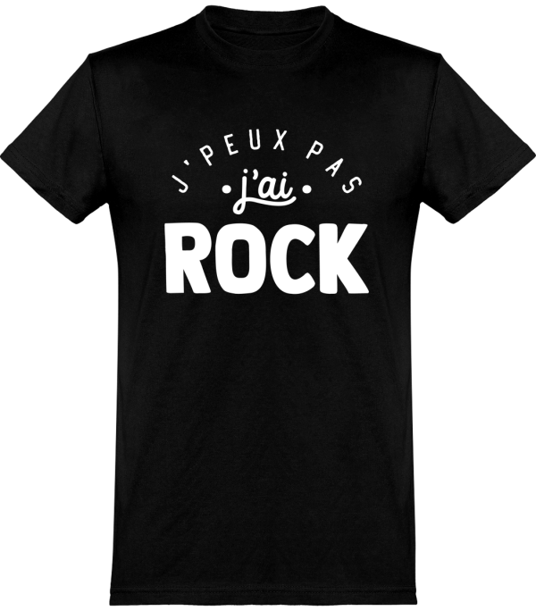 T shirt homme�j’peux pas j’ai rock