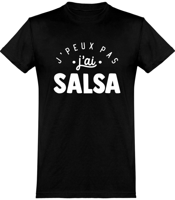 T shirt homme�j’peux pas j’ai salsa