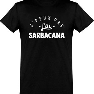 T shirt homme�j’peux pas j’ai sarbacana T shirt homme�j’peux pas j’ai sarbacana