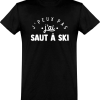 T shirt homme�j’peux pas j’ai saut a ski