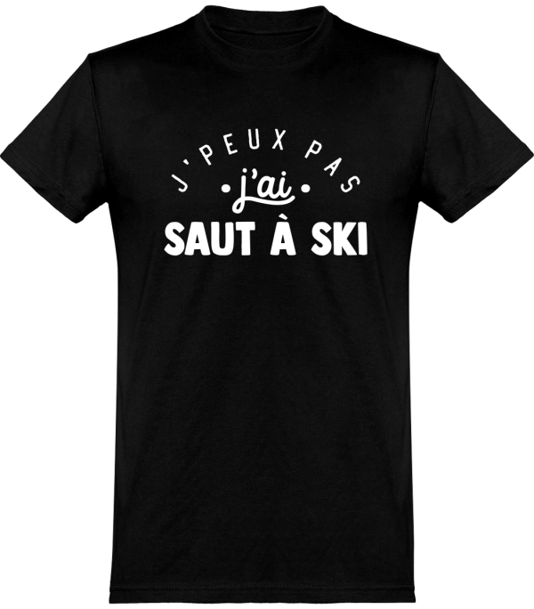 T shirt homme�j’peux pas j’ai saut a ski