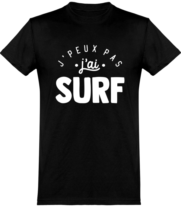 T shirt homme�j’peux pas j’ai surf