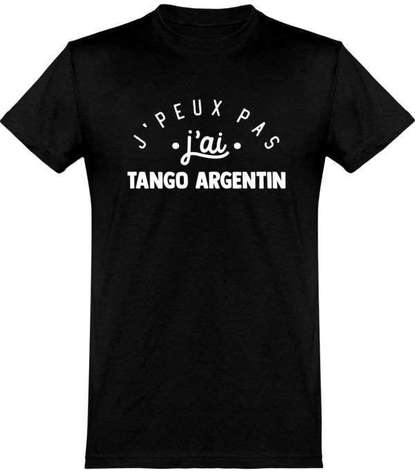 T shirt homme�j’peux pas j’ai tango argentin