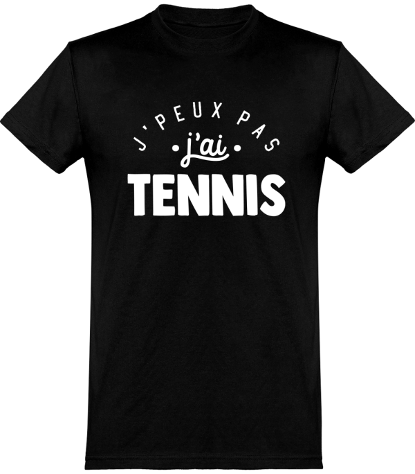 T shirt homme�j’peux pas j’ai tennis