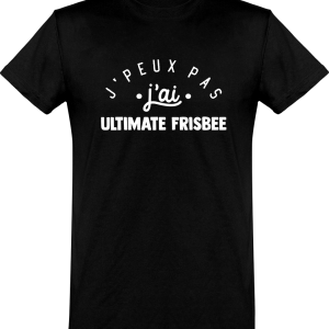 T shirt homme�j’peux pas j’ai ultimate frisbee T shirt homme�j’peux pas j’ai ultimate frisbee