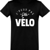 T shirt homme�j&rsquo;peux pas j&rsquo;ai velo