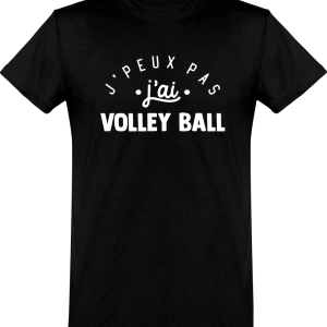 T shirt homme�j’peux pas j’ai volley ball T shirt homme�j’peux pas j’ai volley ball