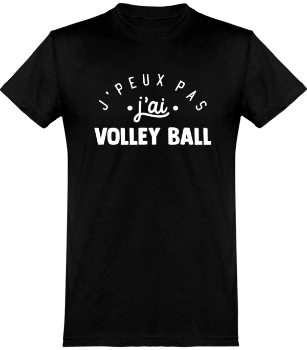 T shirt homme�j’peux pas j’ai volley ball