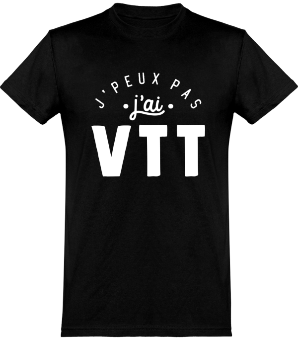 T shirt homme�j’peux pas j’ai vtt