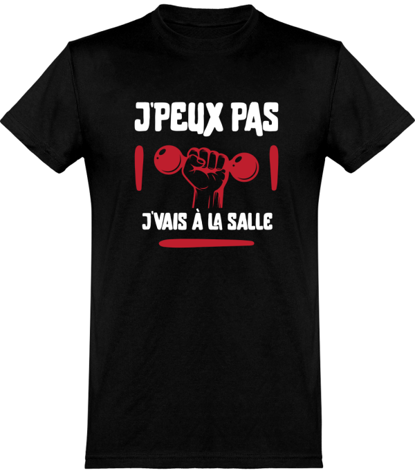 T shirt homme�j’peux pas j’vais a la salle