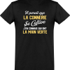 T shirt homme�la connerie se cultive