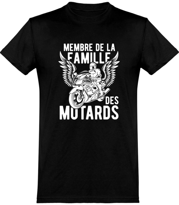 T shirt homme�la famille des motards