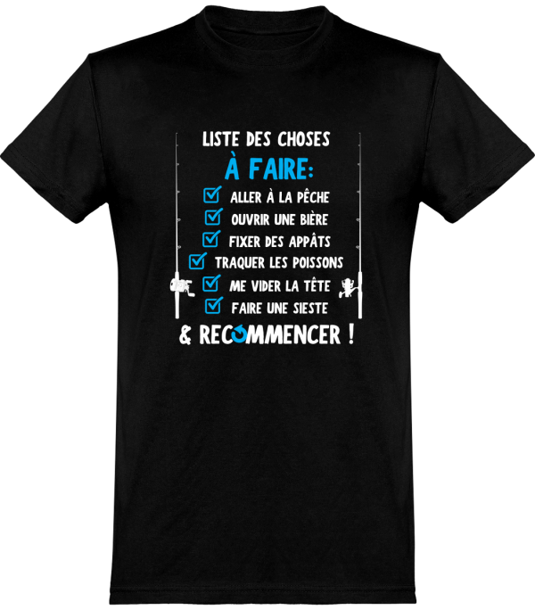 T shirt homme�la liste du pecheur