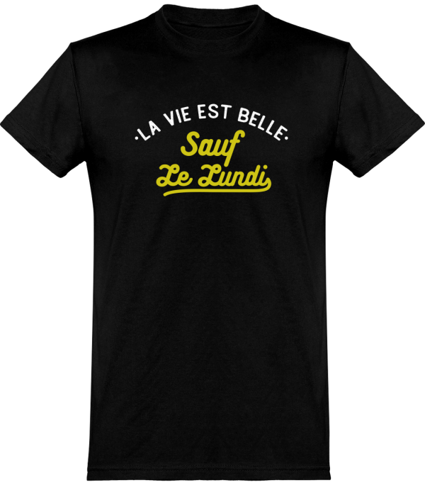 T shirt homme�la vie est belle