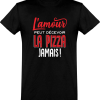 T shirt homme�l’amour peut decevoir