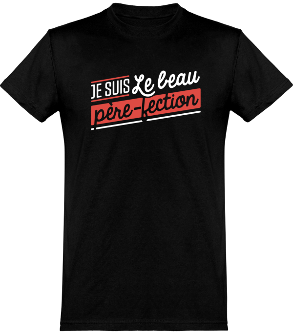 T shirt homme�le beau pere-fection