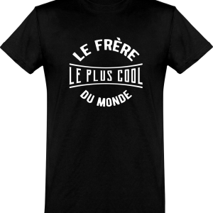 T shirt homme�le frere le plus cool du monde T shirt homme�le frere le plus cool du monde