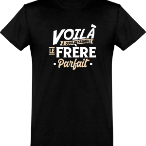 T shirt homme�le frere parfait T shirt homme�le frere parfait