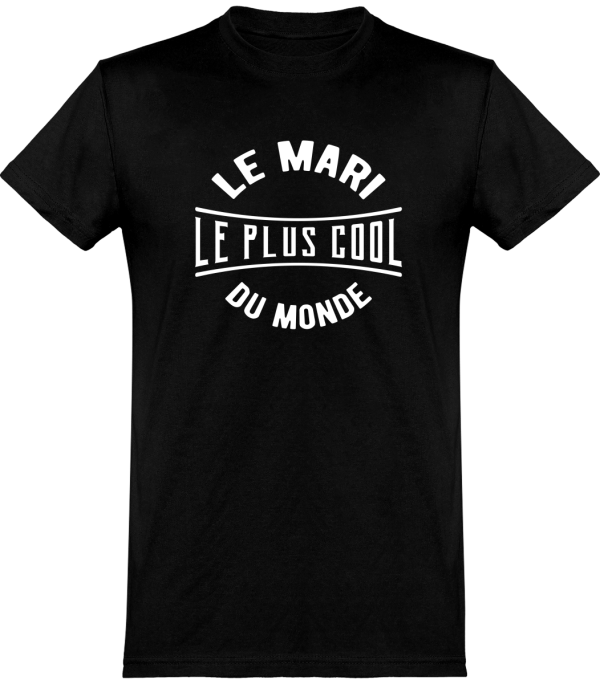 T shirt homme�le mari le plus cool du monde