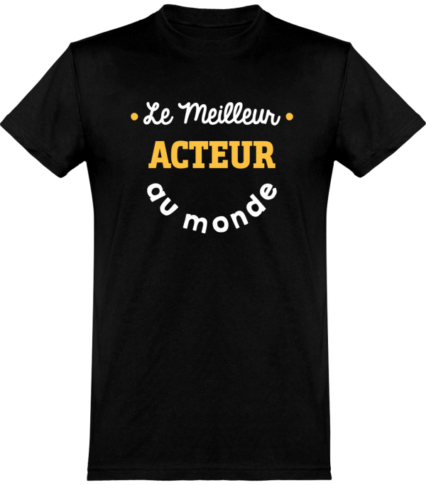 T shirt homme�le meilleur acteur au monde