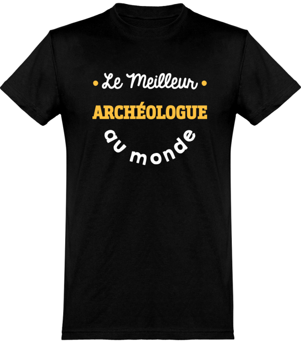 T shirt homme�le meilleur archeologue au monde