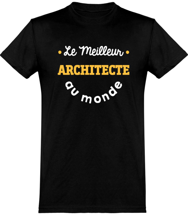 T shirt homme�le meilleur architecte au monde