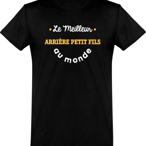 T shirt homme�le meilleur arriere petit fils au monde