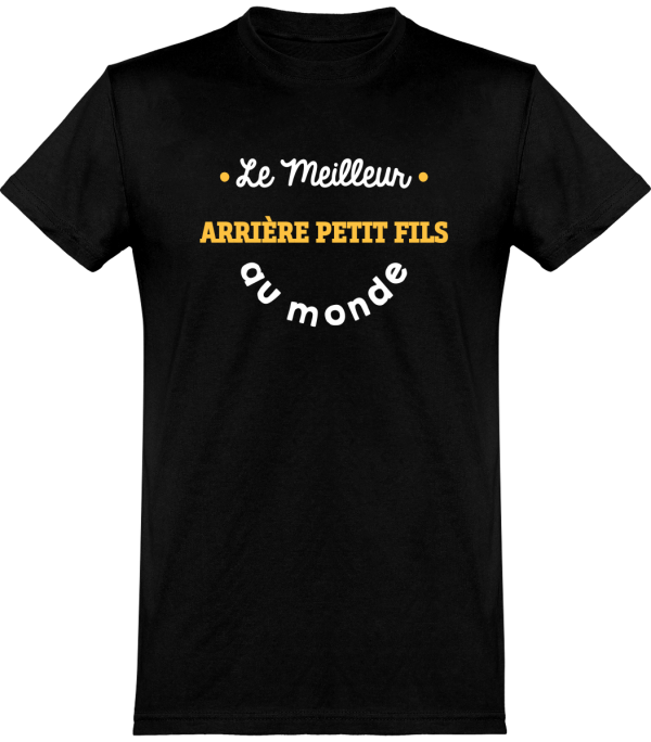 T shirt homme�le meilleur arriere petit fils au monde