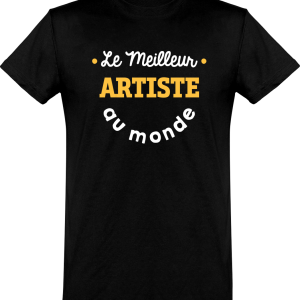 T shirt homme�le meilleur artiste au monde