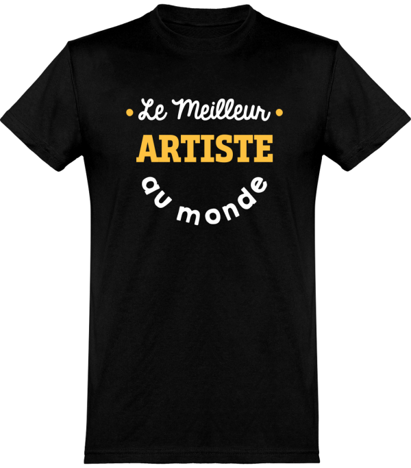 T shirt homme�le meilleur artiste au monde