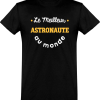 T shirt homme�le meilleur astronaute au monde
