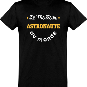T shirt homme�le meilleur astronaute au monde