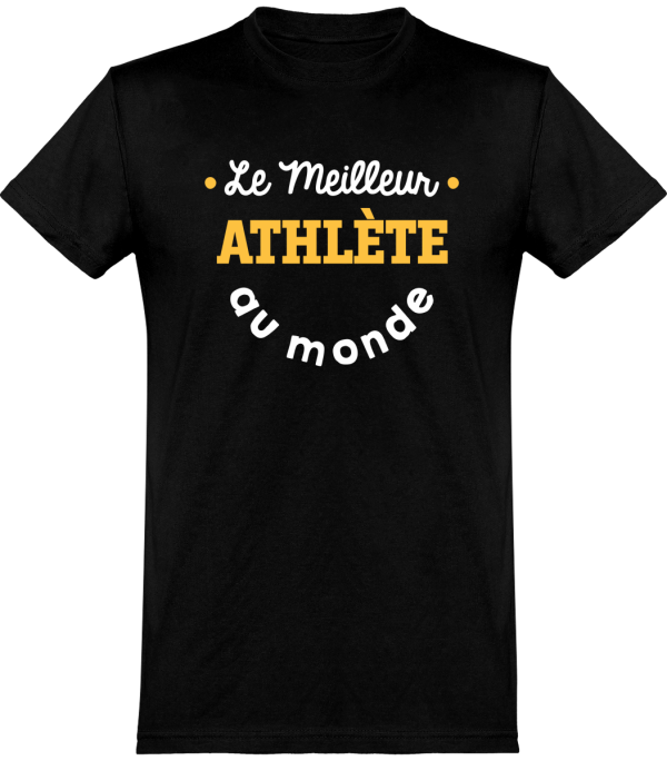 T shirt homme�le meilleur athlete au monde