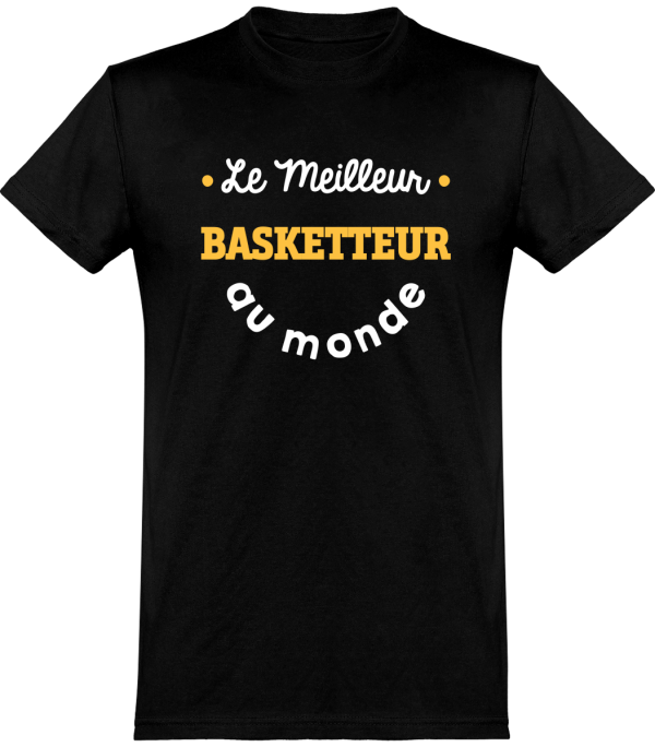 T shirt homme�le meilleur basketteur au monde