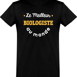 T shirt homme�le meilleur biologiste au monde