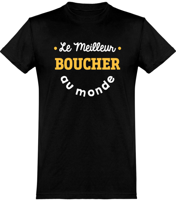 T shirt homme�le meilleur boucher au monde