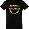 T shirt homme�le meilleur boulanger au monde
