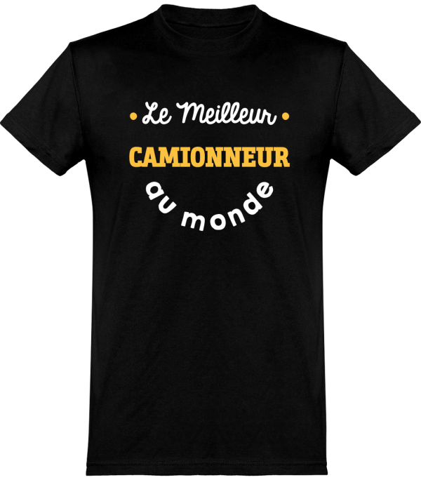 T shirt homme�le meilleur camionneur au monde