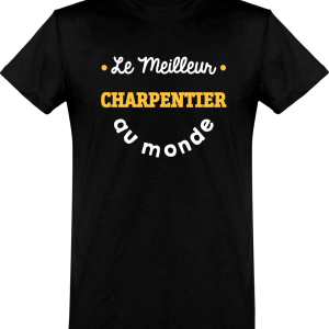 T shirt homme�le meilleur charpentier au monde