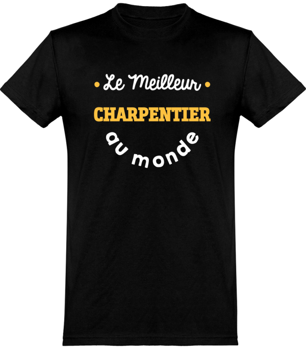 T shirt homme�le meilleur charpentier au monde