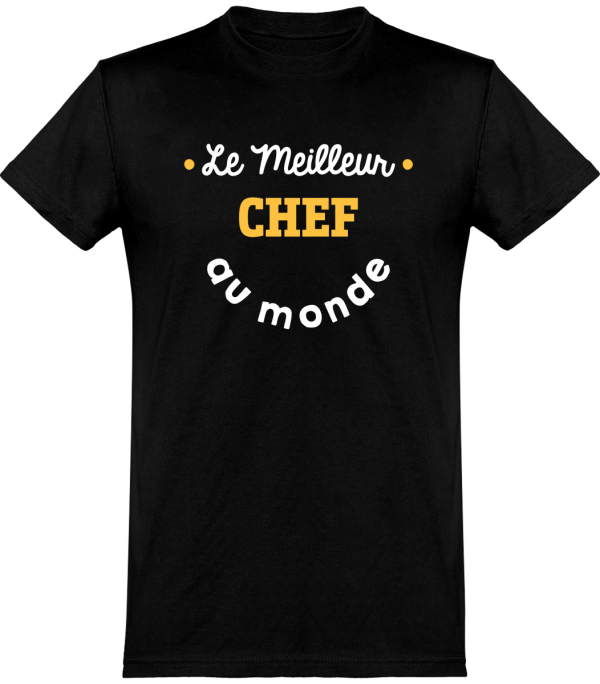 T shirt homme�le meilleur chef au monde